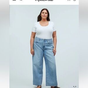 Madewell ribbed supima tee